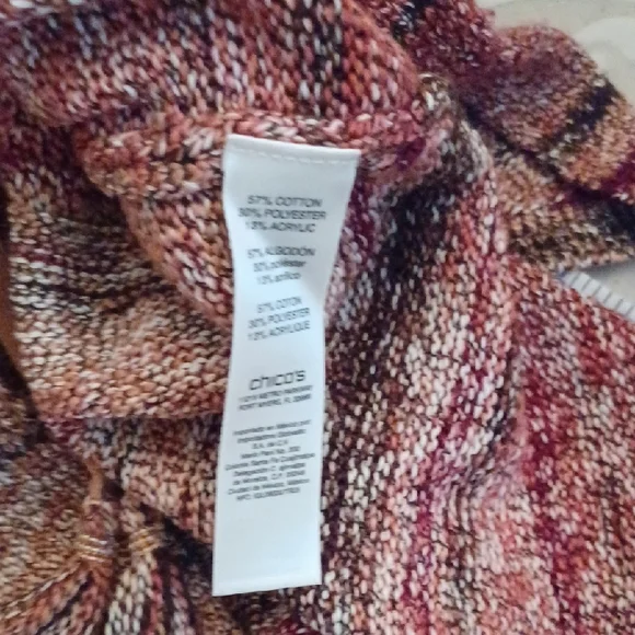 Chico's Multicolor Sweater Vest - Picture 6 of 7